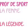 prof de sport