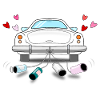 Hochzeitsauto weiß Hochzeit