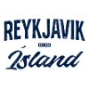 Reykjavik Blue Lettering