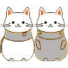 Two cute cats