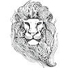 Starline lion in black