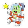 Turtle Astronaut Space