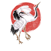 Japanese Stork Sun
