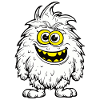 funny fur monster