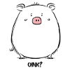 Cartoon Oink Pig