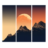 Mountains at sunset