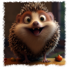 Happy hedgehog