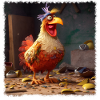 Crazy chicken
