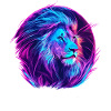 Lion Vaporwave EDM