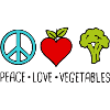Paix Amour Légumes 