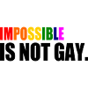 Impossible is not gay