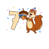 Chipmunk - Children's Birthday 7 Years