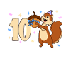 Chipmunk - Children's Birthday 10 Years