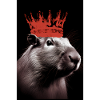 Capybara With Crown