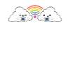 Wolke Wlan Regenbogenfarben
