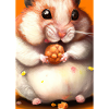 Hamster frisst