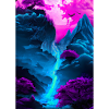 Mystischer Wasserfall