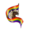 REGENBOGEN - Phoenix mit Prideflag
