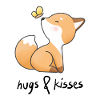 Câlins & Bisous Fox Butterfly