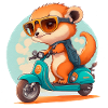 Escooting Meerkat Escooter Scooter électrique
