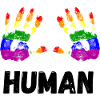 Human Pride Rainbow Hands