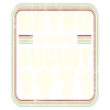 Birthday August 1971 Retro Gift