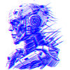 Psychedelic effect robot