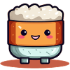 Cute sushi mascot