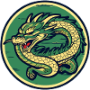 Dragon Crest Circle Patch