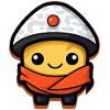 Cute sushi mascot