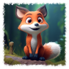 Cute fox