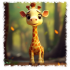 Cute giraffe