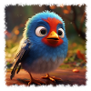 Petit oiseau mignon