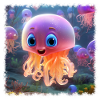 Cute jellyfish