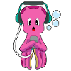 Octopus Headphones Music