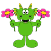 BLUMEN - LIEBE - DRACHE - GESCHENK - GARTEN