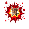 Comic Dog Design - Pow - Chihuahua