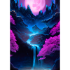 Mystischer Wasserfall
