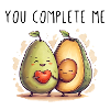 You complete me Avocado Love