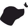 Labrador mit Schmetterling