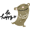 Be Happy Funny Animal
