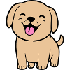Chien joyeux