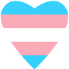 Transgender Pride Heart Design