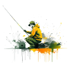 Angler Graffiti Design