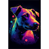 Jack Russell Terrier Synthwave Gift