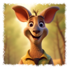 Crazy kangaroo