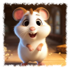 Cute hamster