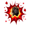 Comic Dog Design - Pow - Leonberger