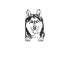 Husky-Hunde-Geschenke