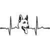 German Shepherd Heartbeat